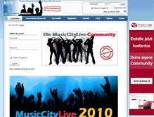 Tablet Screenshot of musiccitylive.yooco.de