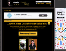 Tablet Screenshot of maffay-fanclub-ewig.yooco.de