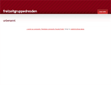 Tablet Screenshot of freizeitgruppedresden.wsdf.yooco.de
