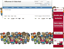Tablet Screenshot of fubba-hotel.yooco.de