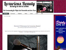 Tablet Screenshot of luxuriousbeauty.yooco.de