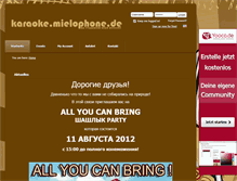 Tablet Screenshot of mielophone.yooco.de