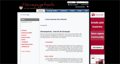 Desktop Screenshot of homepagetools.yooco.de