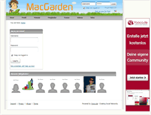 Tablet Screenshot of macgarden.yooco.de