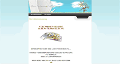 Desktop Screenshot of ihre-lebensversicherung.realitaeten.yooco.de