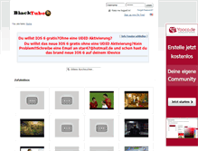 Tablet Screenshot of blacktube.yooco.de