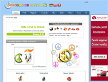 Tablet Screenshot of peacemansworld.yooco.de