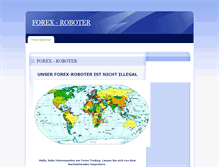 Tablet Screenshot of forex-roboter.realitaeten.yooco.de