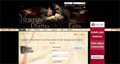 Desktop Screenshot of myvampirediaries.yooco.de