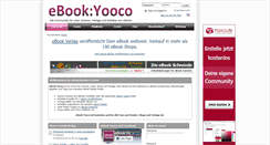 Desktop Screenshot of ebook.yooco.de