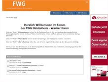 Tablet Screenshot of fwg-verbandsgemeinde.yooco.de