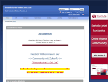 Tablet Screenshot of freundeskreis-online.yooco.de