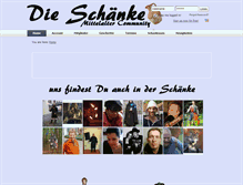 Tablet Screenshot of die-schaenke.yooco.de