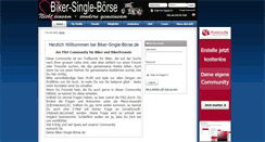 Desktop Screenshot of biker-singles.yooco.de