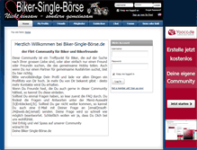 Tablet Screenshot of biker-singles.yooco.de