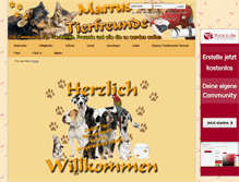 Tablet Screenshot of marrus-tierfreunde.yooco.de